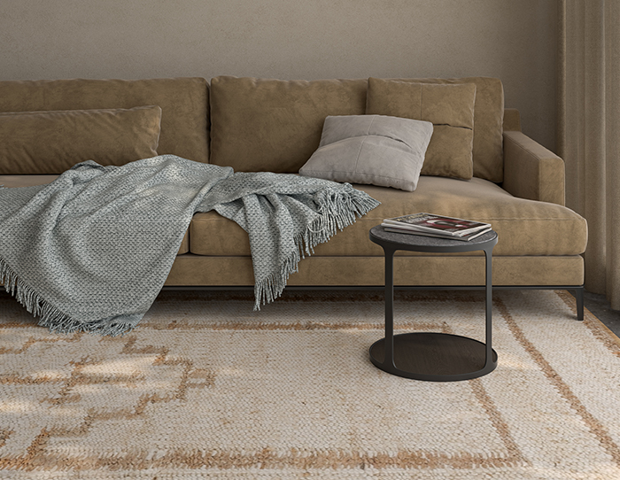 Nettle Yarn Dhurrie Flatweave Rugs